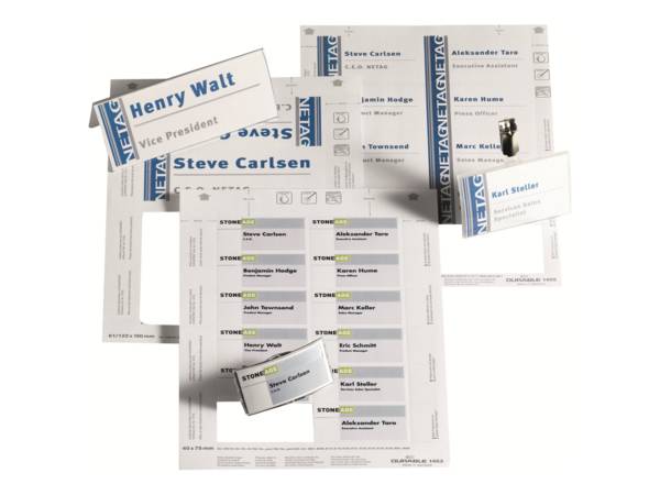 DURABLE Einsteckschilder BADGEMAKER® 52x100 mm 1 Packung 145802
