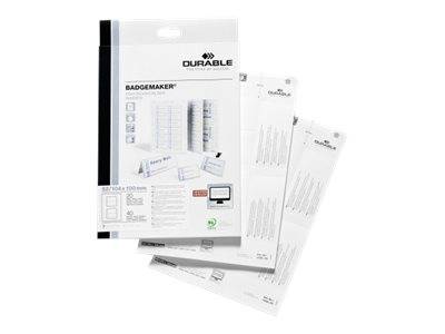 DURABLE Einsteckschilder BADGEMAKER® 52x100 mm 1 Packung 145802-1