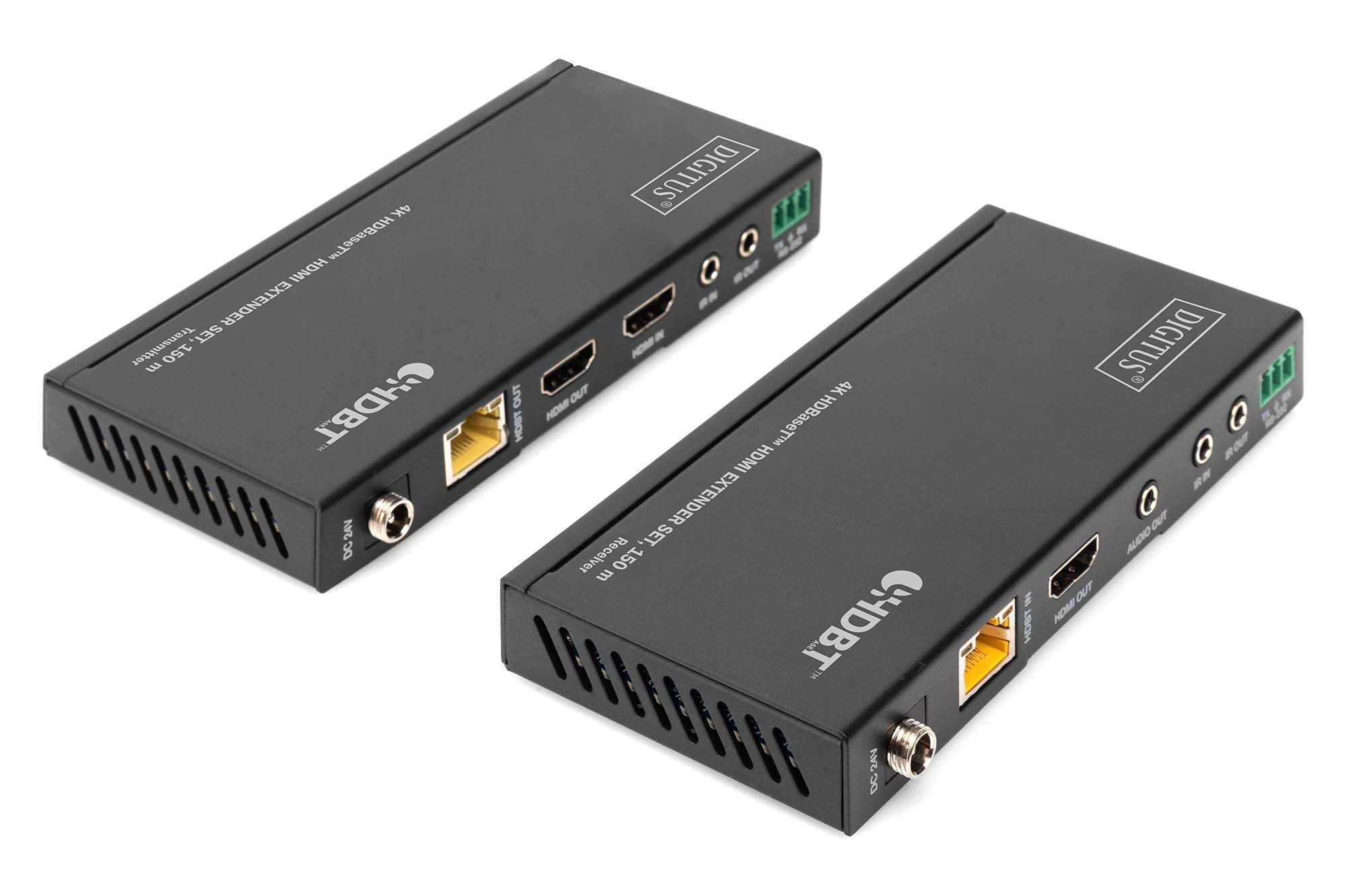 Set di prolunga HDMI 4K HDBaseT DIGITUS, 150 m-0