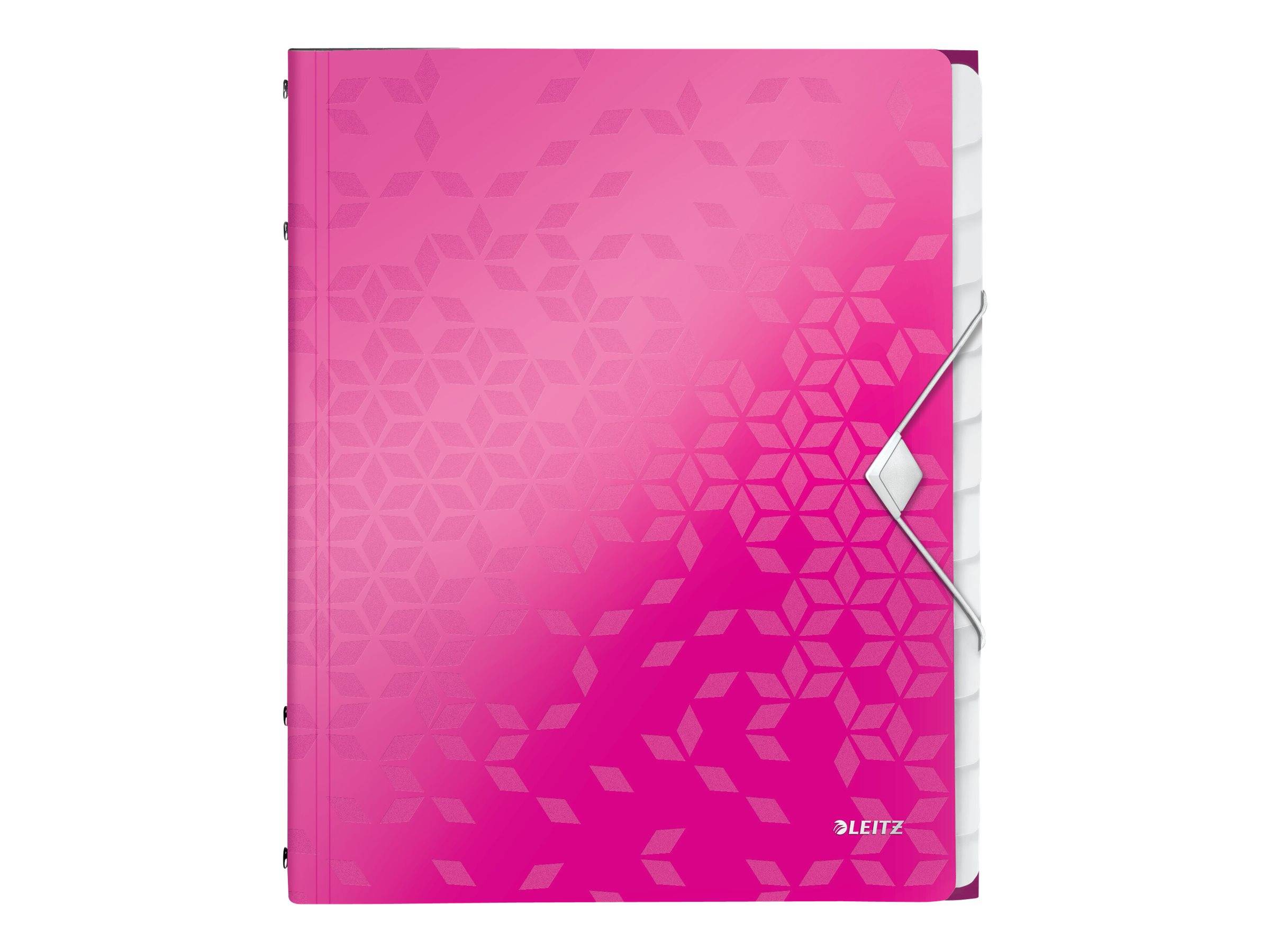 Leitz WOW Polipropilene (PP) Metallico, Rosa-0