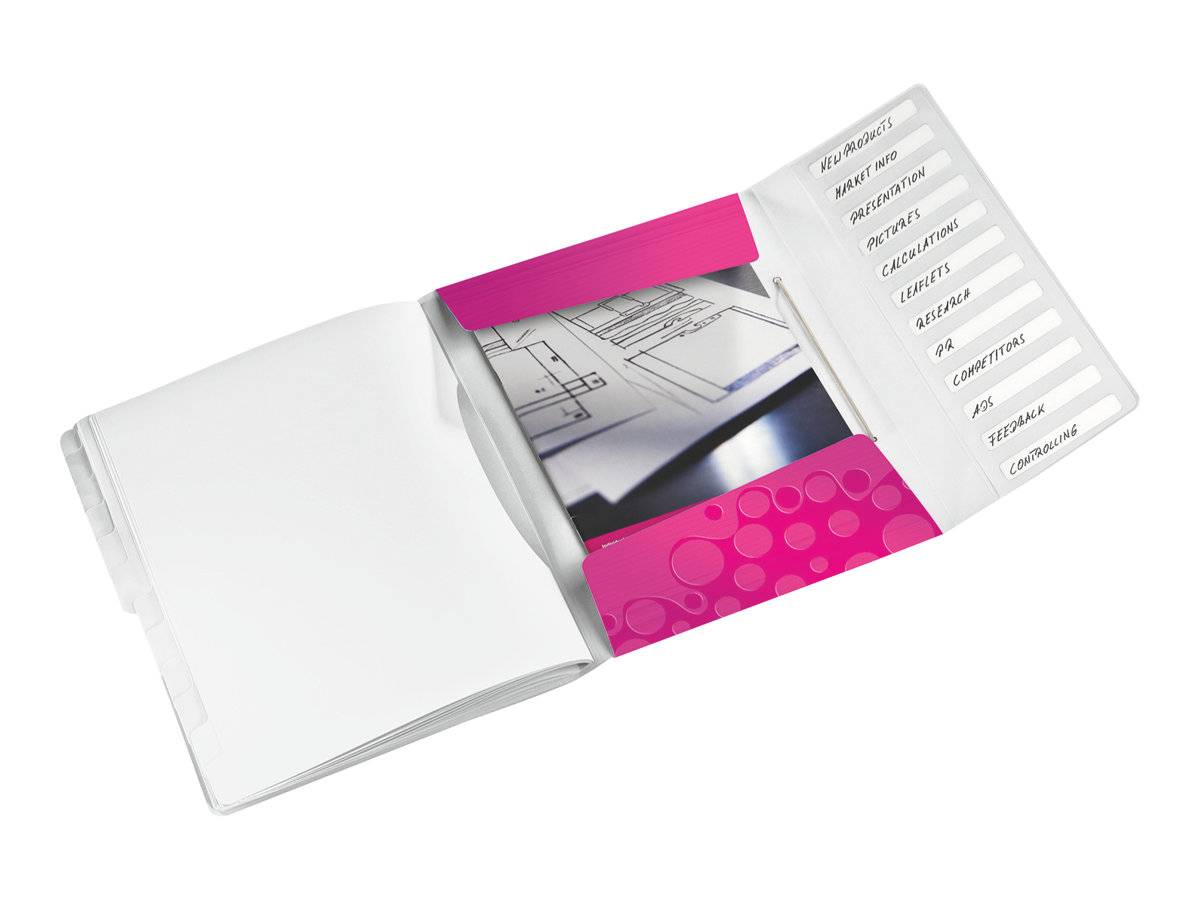Leitz WOW Polipropilene (PP) Metallico, Rosa-2