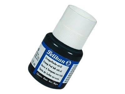 Inchiostro per timbri con olio Pelikan flacone 30 ml nero 351353-0