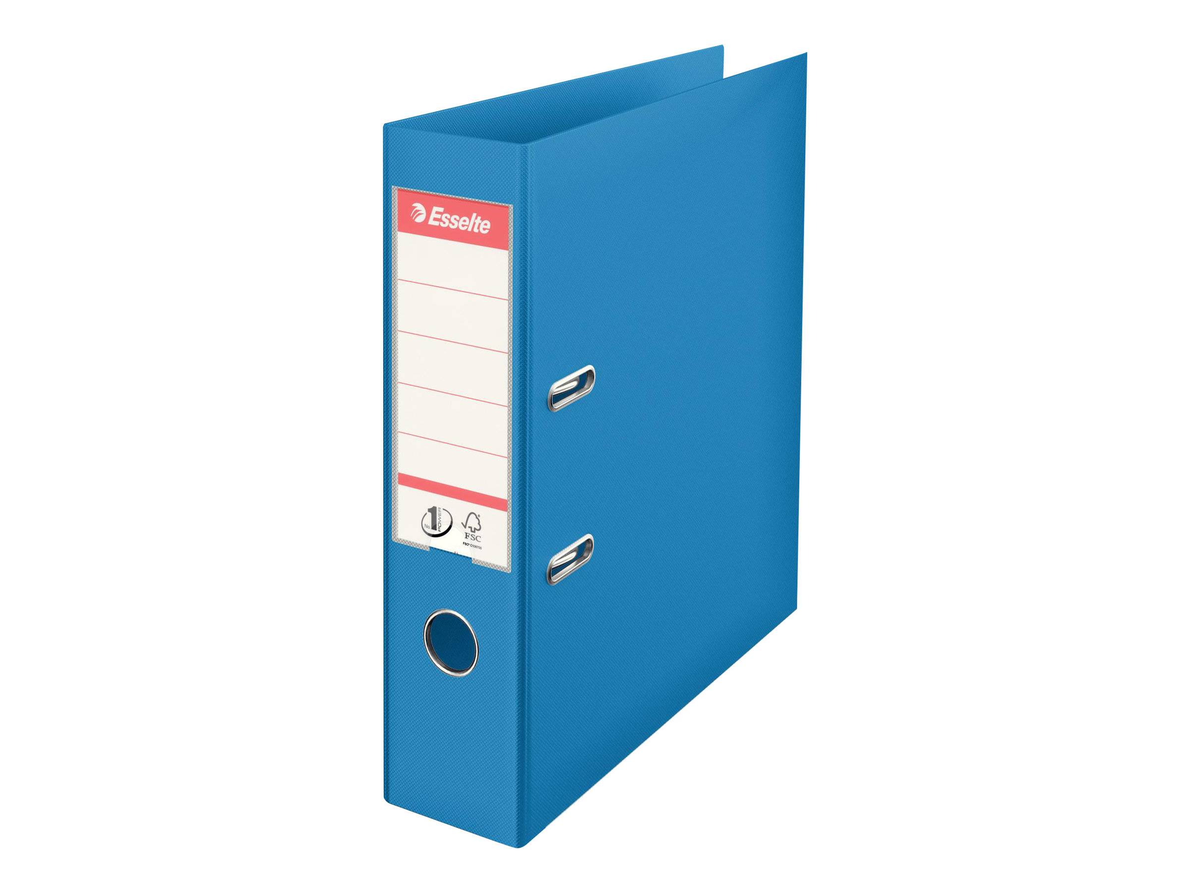 Dorso della cartellina Esselte larghezza 7,5 cm DIN A4 in plastica blu medio