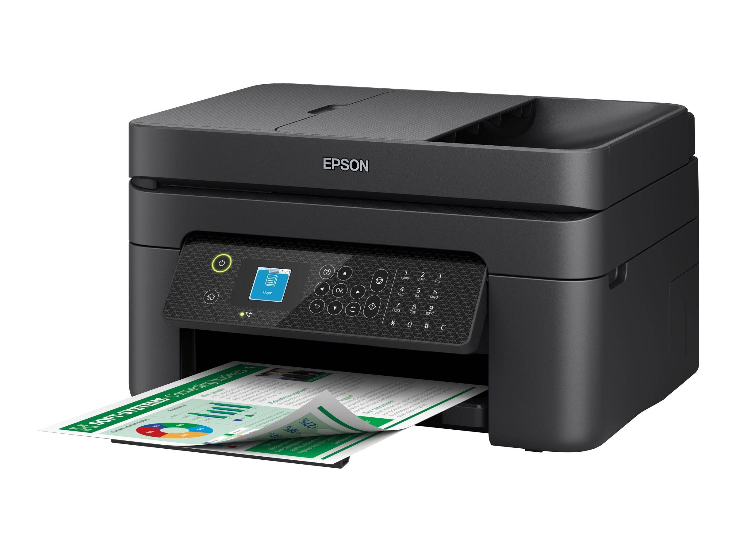 Epson WorkForce WF-2930DWF - dispositivo multifunzione a getto d'inchiostro - stampa. scansione. copia. fax 5760 x 1440-0