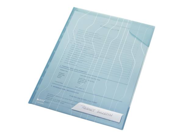 Leitz 47260035 cartellina con fermafoglio Polipropilene (PP) Blu