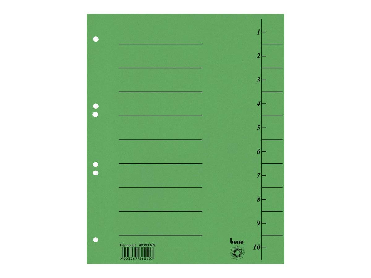 Bene Disiding Foglie DIN A4 210 g/m² Verde-0