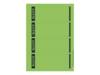 Leitz 16852055 etichetta autoadesiva Rettangolo Verde 100 pz