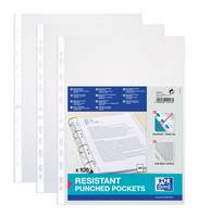 ELBA Prospekthülle Standard, DIN A4, PP, 0,09 mm, genarbt oben offen, Eurolochung, dokumentenecht, blendfrei (71460)-1