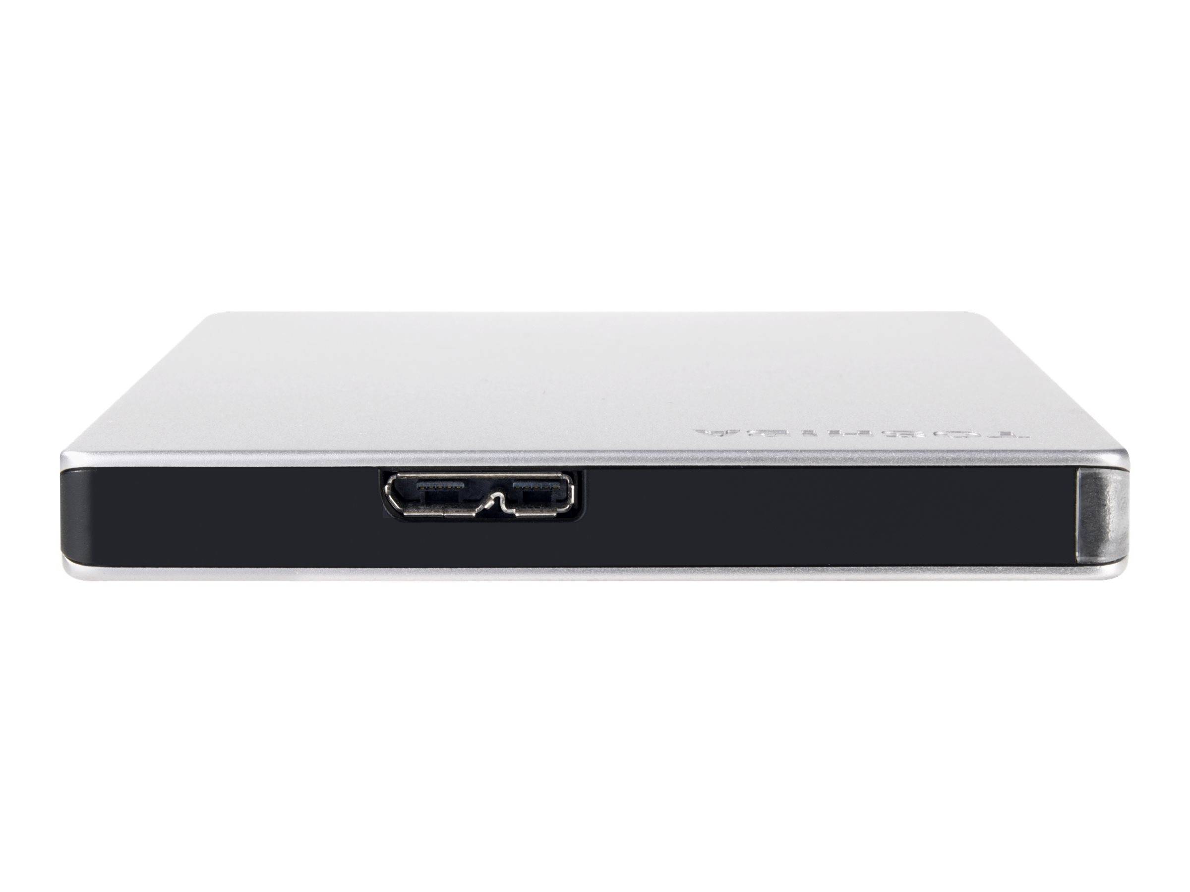 Toshiba Canvio Slim disco rigido esterno 2000 GB Argento-2