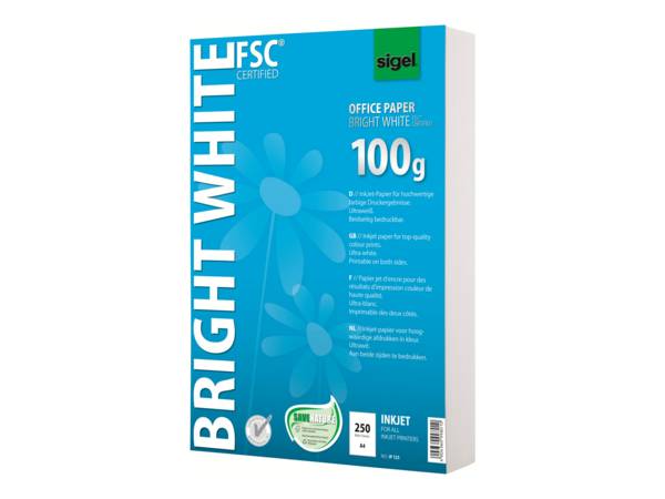 Sigel Office Paper IP125 - Doppelseitiges Papier, matt - hochweiß - A4 (210 x 297 mm) - 100 g/m2 - 250 Blatt (IP125)