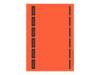 Leitz 16862025 etichetta autoadesiva Rettangolo Rosso 150 pz