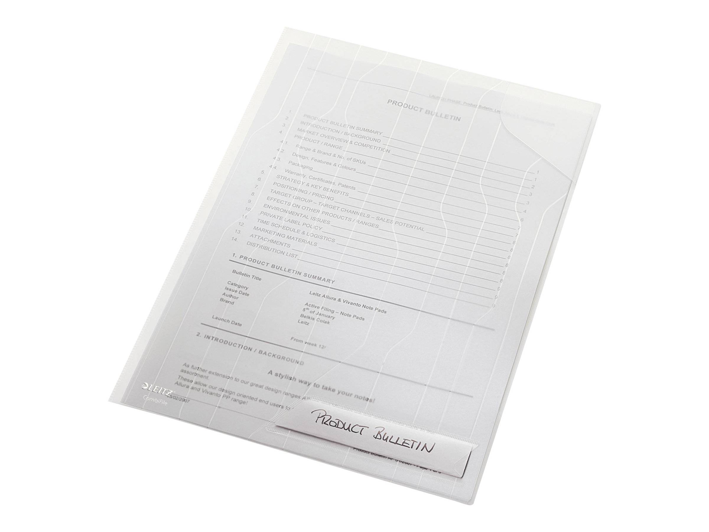 Leitz 47260003 cartella Polipropilene (PP) Trasparente A4-0
