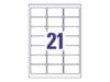 AVERY Zweckform Folien-Adressetiketten 63,5 x 38,1 mm