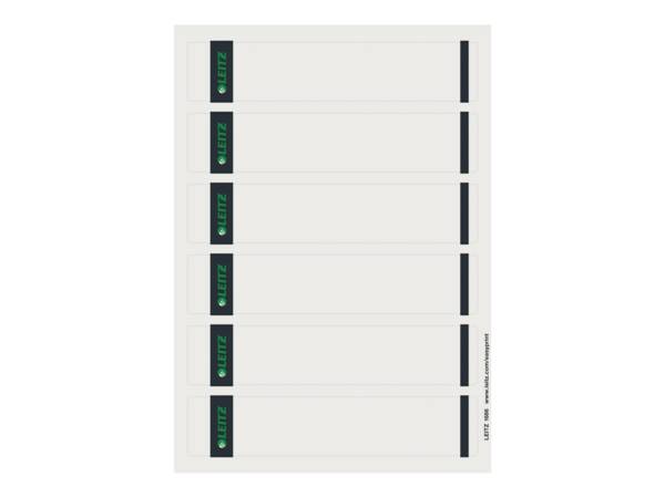 Leitz 16862085 etichetta autoadesiva Rettangolo Grigio 150 pz
