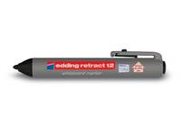 Edding Retract 12. Schreibfarben: Schwarz, Produktfarbe: Schwarz, Grau, Strichbreite (min): 1,5 mm. Menge pro Packung: 1-2
