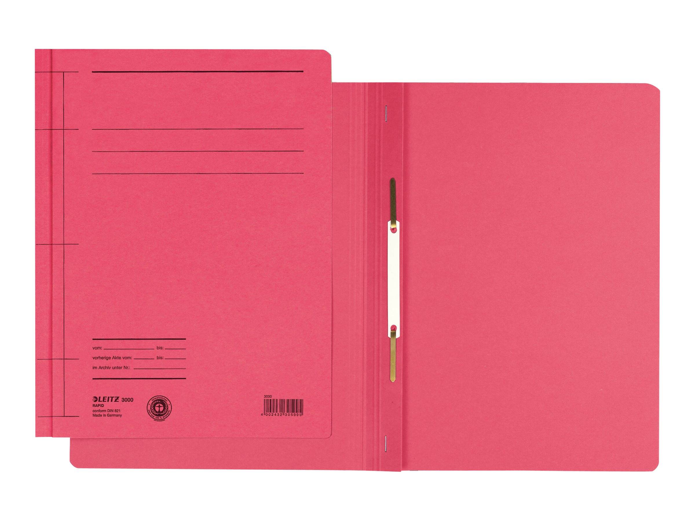 Leitz Cardboard binder, A4, red raccoglitore ad anelli Rosso-1