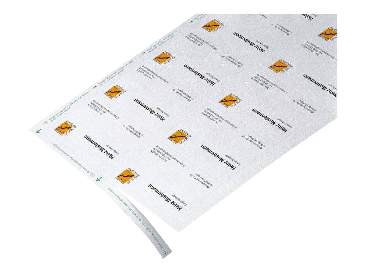 Biglietti da visita di Sigel 200 g/m² Satinato alto bianco-2