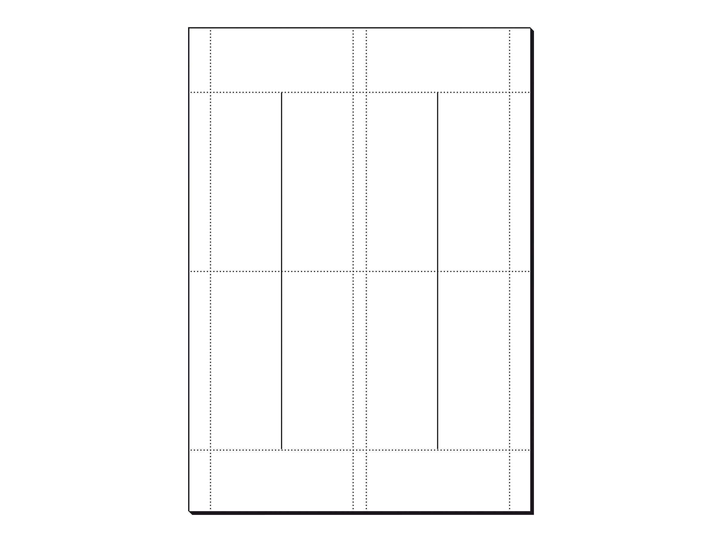 Sigel DP046 - Tischkarten - High White - 95 x 42 mm - 185 g/m2 - 80 Stck. (20 Bogen x 4) (DP046)-0