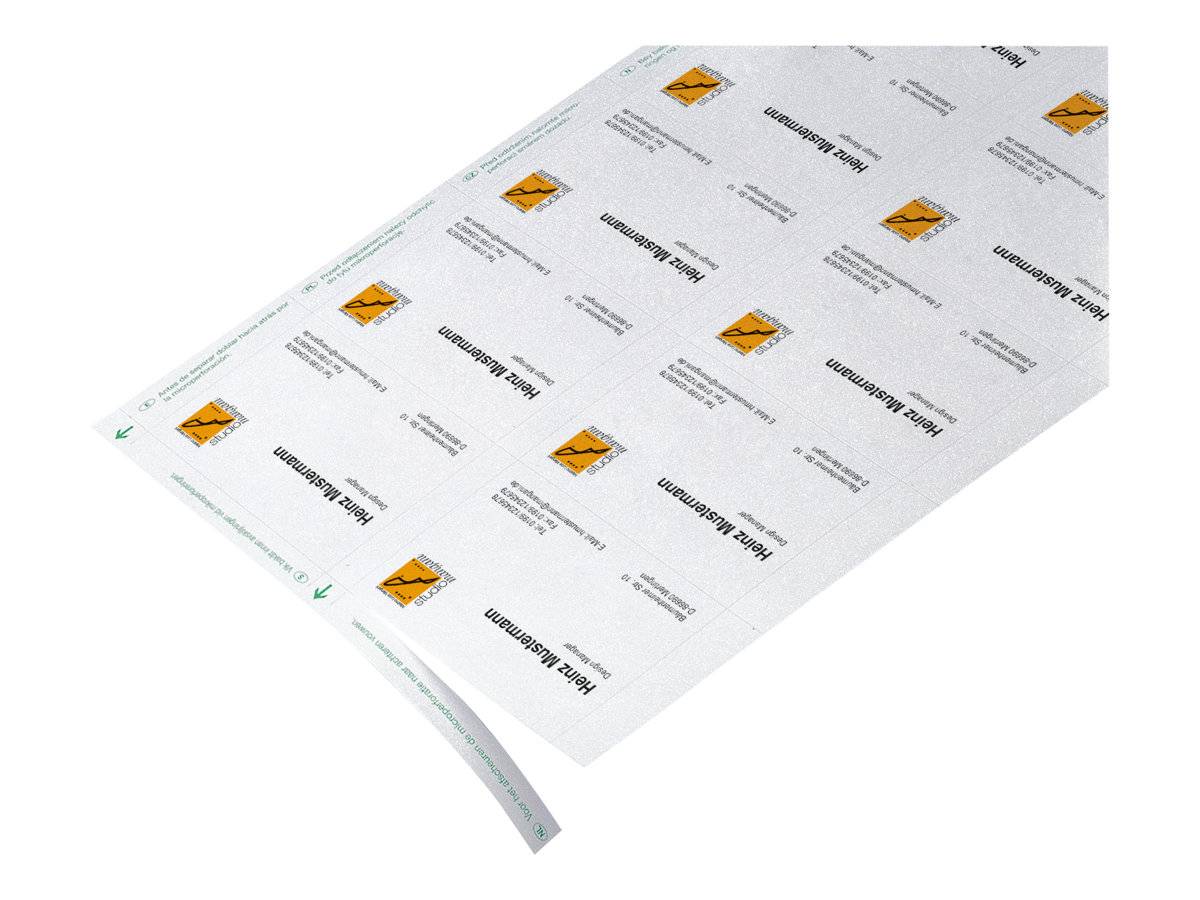 Biglietti da visita di Sigel 185 g/m² Matt High White-4