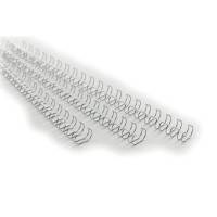 Dorsi spirale IbiWire - metallo - 21 anelli - 12 mm - argento - GBC - scatola 100 pezzi-4