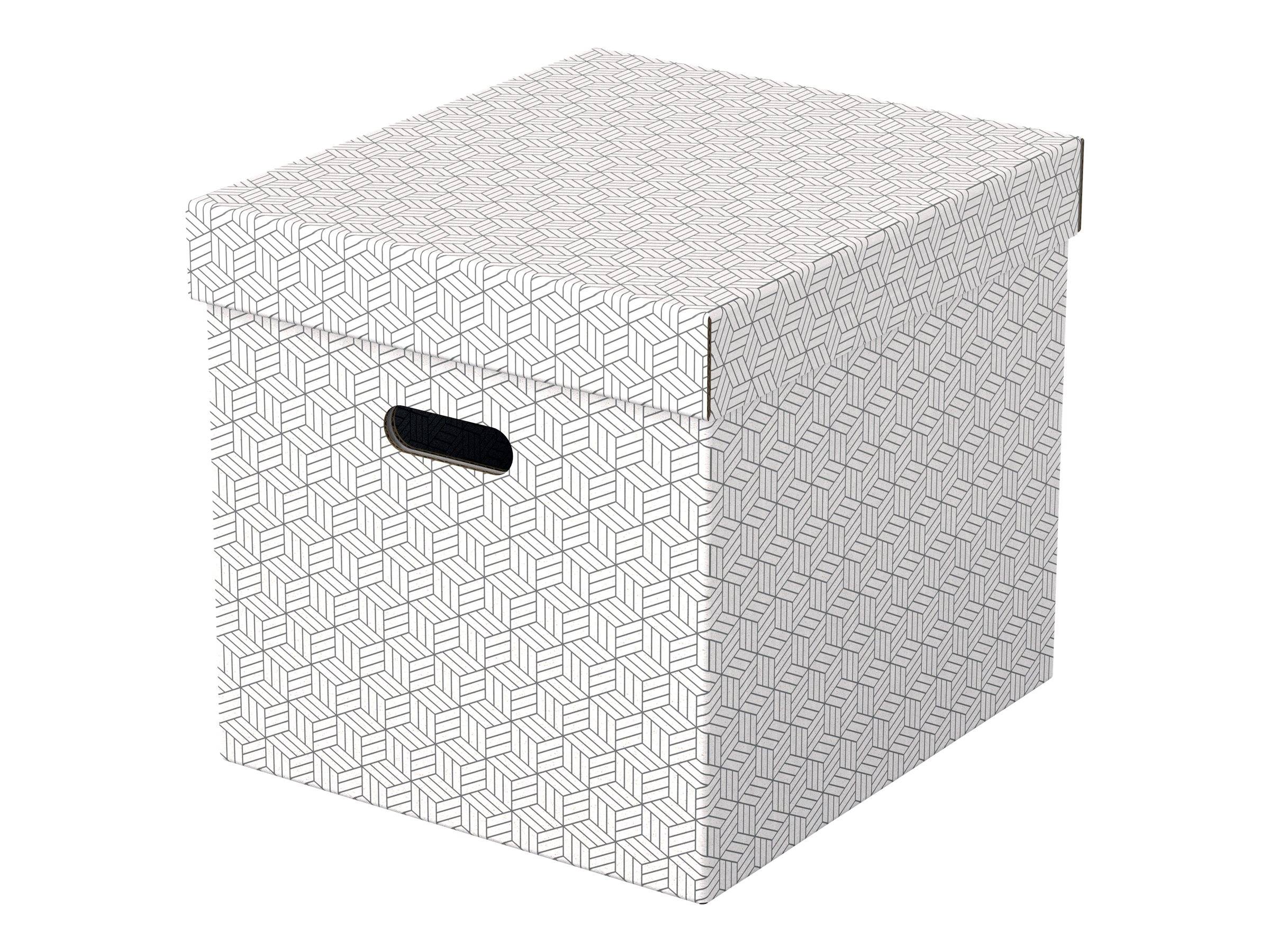 Scatole portaoggetti Esselte LEITZ Box Home Cube bianco 3 pezzi. 33,0 l - 32,0 x 36,5 x 31,5 cm bianco-1