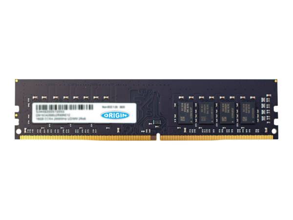 Origin Storage 16GB DDR4 2400MHz UDIMM 2Rx8 ECC 1.2V memoria 1 x 16 GB Data Integrity Check (verifica integritÃƒÂ  dati)