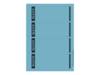 Leitz 16852035 etichetta autoadesiva Rettangolo Blu 100 pz
