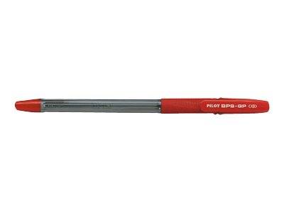 Penna sfera Pilot BPS-GP - Ricaricabile - Punta extra lunga da 1,60 mm - Corsa da 0,33 mm - Colore Rosso-1