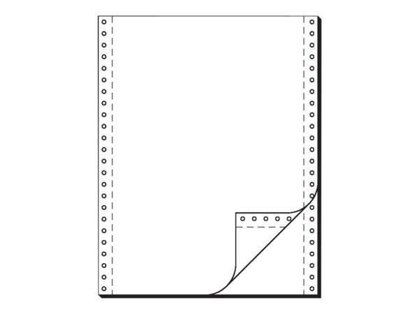 Sigel Computer Paper - Perforiertes Papier ohne Kohlenstoff - 305 x 240 mm - 60 g/m2 - 1000 Blatt (32242)