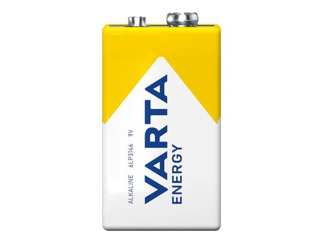 Batteria alcalina Varta, E-Block, 6LR61, 9 V a lunga durata, sfusa (confezione da 1)