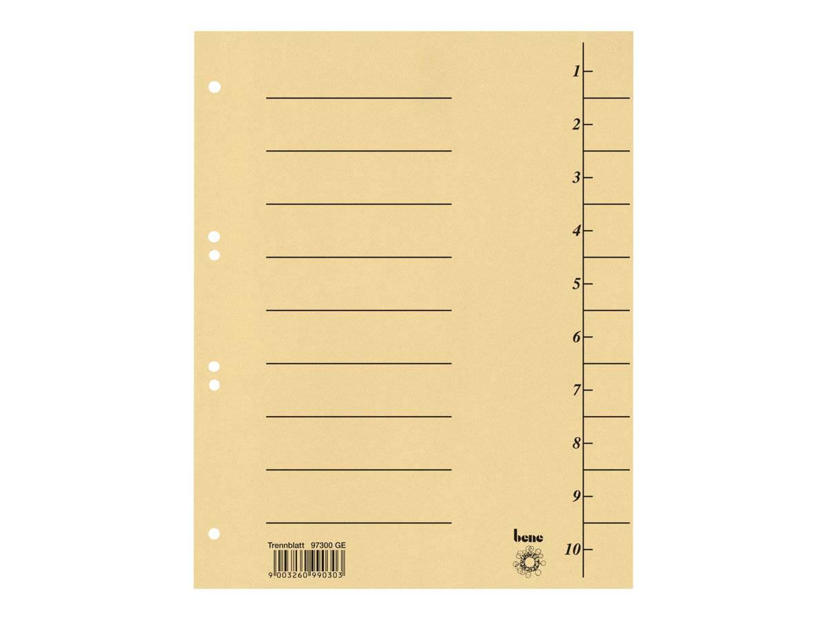 Bene Disiding Foglie DIN A4 250 g/m² Giallo-0