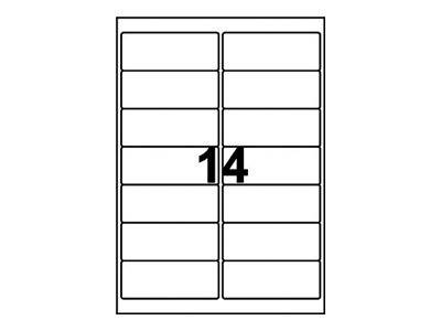 AVERY Nutzform Etichette per indirizzi Etichetta per indirizzi Trasp.99,1x38,1 99,1 x 38,1 mm Trasparente-1