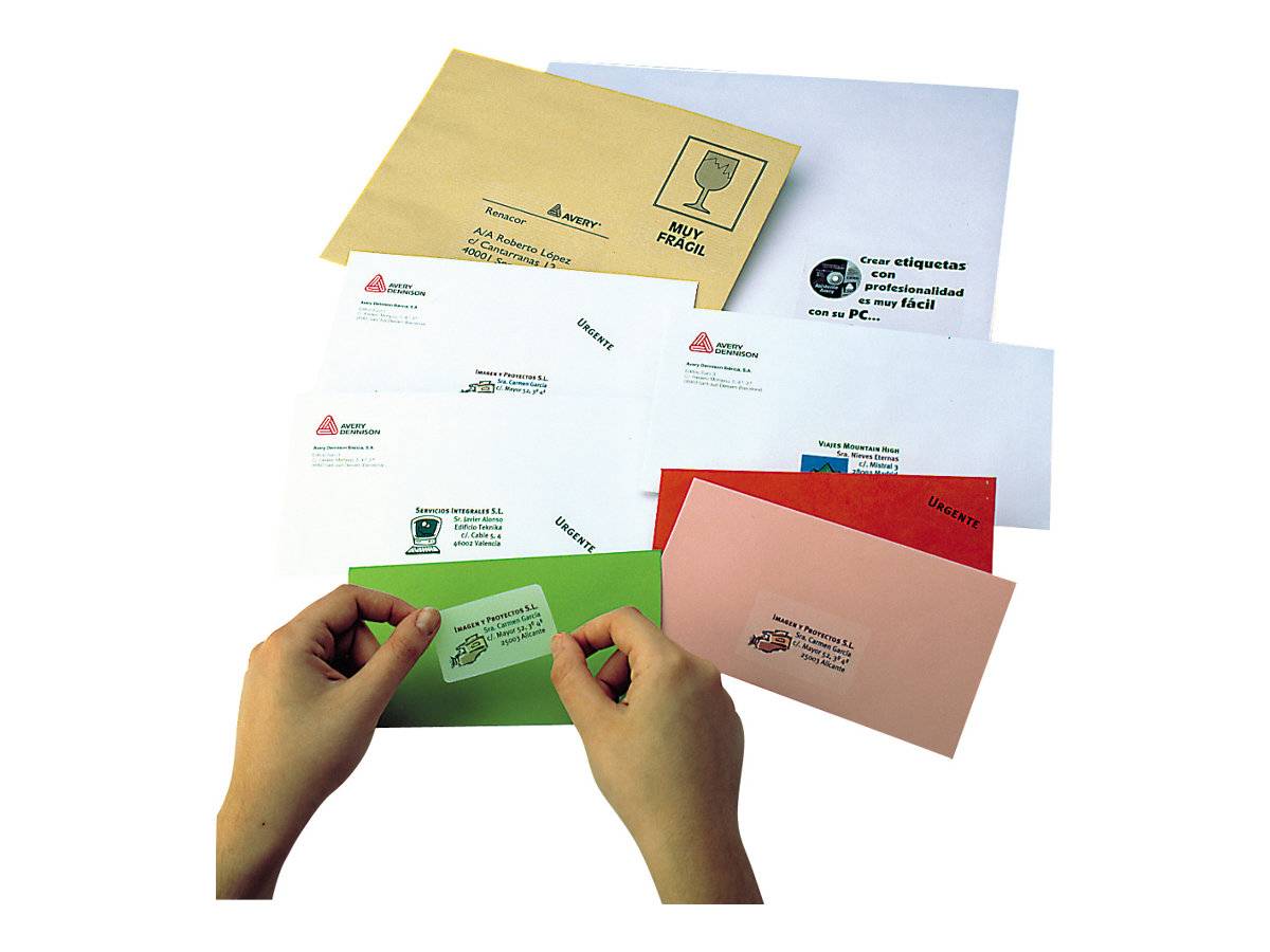 AVERY Nutzform Etichette per indirizzi Etichetta per indirizzi Trasp.99,1x38,1 99,1 x 38,1 mm Trasparente-3