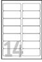 AVERY Nutzform Etichette per indirizzi Etichetta per indirizzi Trasp.99,1x38,1 99,1 x 38,1 mm Trasparente-4