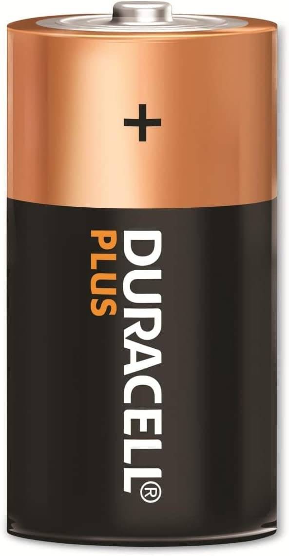 Batteria Duracell alcalina, Baby, C, LR14, 1,5 V Plus, Extra Life, blister (confezione da 4)-1