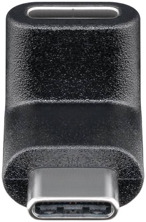 Goobay Adattatore da USB-C™ a USB-C™ 90°, nero Presa USB-C™ > Spina USB-C™-3