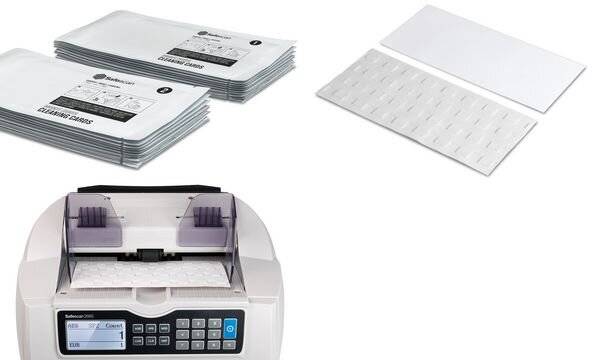 Safescan Cleaning Cards for Banknote Counters Pack of 15-0