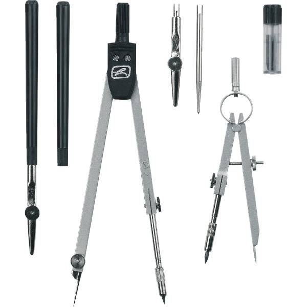 Set bussola Herlitz nero, argento-1