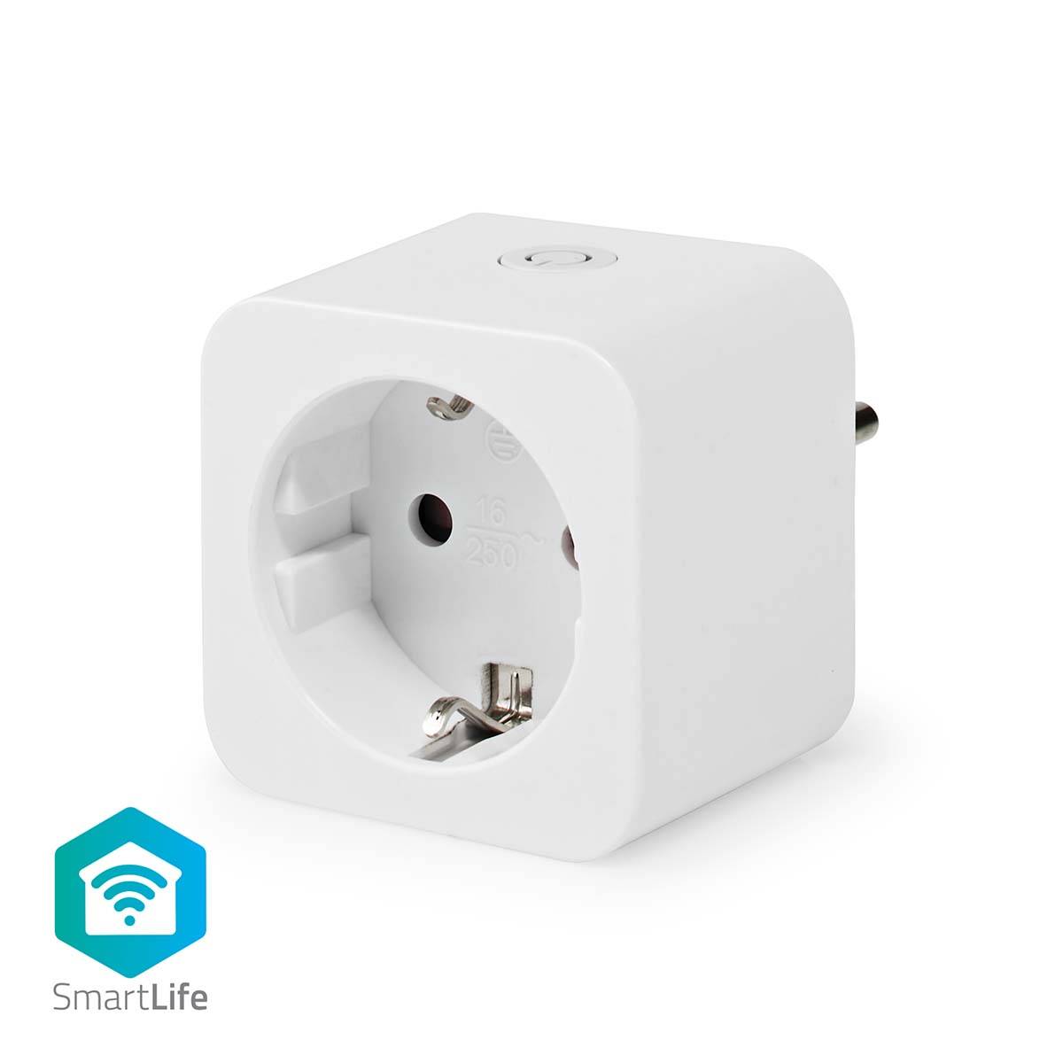 Presa intelligente Nedis WIFIP121FWT 3680 W Thuis Wit-1