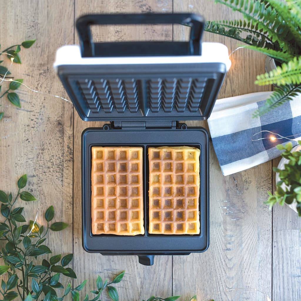 Piastra per waffle con termostato regolabile - LIVOO - DOP206 - 1200W - 2 waffle - Antiaderente - Superficie 14,5 x 17,5-1