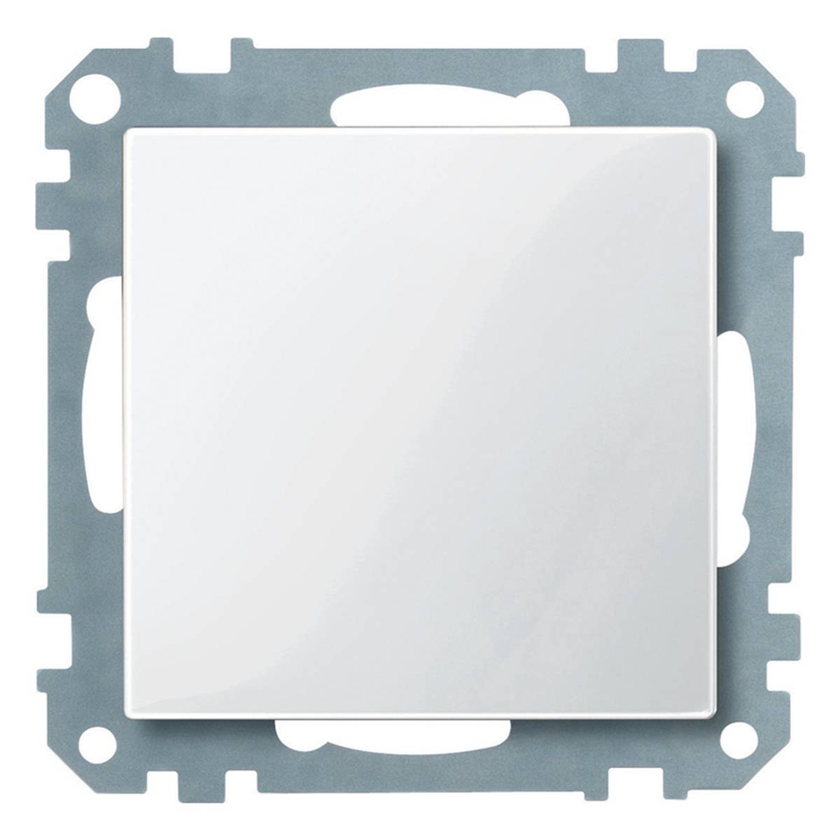 Schneider Electric - MTN391619 - Blanking cover, polar white, glossy, Sistema M-0