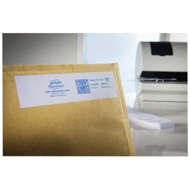 Etichette di affrancatura AVERY Zweckform etichetta di affrancatura 138x48mm 138,0 x 48,0 mm bianco-2