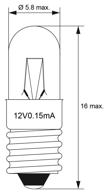 Goobay Lampada tubolare, 1,8 W 1.8 W attaco E5,5, 12 V (DC), 150 mA-1