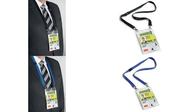 Durable 852501 badge e porta badge Tessile 10 pz-10