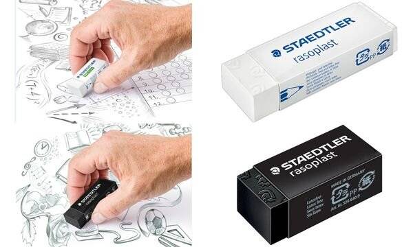 Staedtler rasoplast 526 B-9 gomma per cancellare Nero 1 pz (Viskelder Rasoplast 33x16x13mm sort)-3