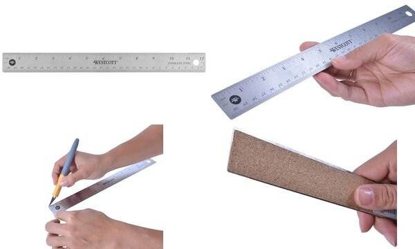 Righello WESTCOTT 30 cm grigio-1