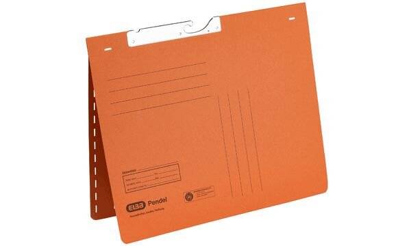 Elba Fascicolo con gancio 1554270 DIN A4 Giallo Tipo di pinzatura: punto ufficio 320 g/m² 1 pz.-2