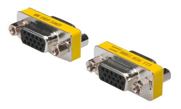Digitus Seriale Adattatore [1x Presa SUB-D a 15 poli - 1x Presa SUB-D a 15 poli] Nero, Giallo-8