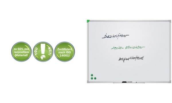 Franken u-act!line Whiteboard 800 x 600 mm Magnetisch (SC916080)-0