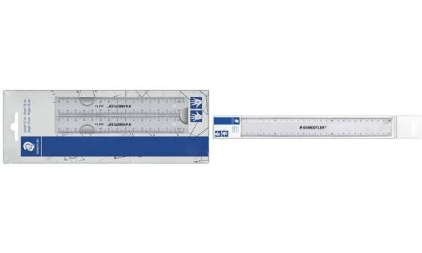 Staedtler 562 152 PB righello 150 mm Plastica Trasparente 2 pz (Lineal transparent 15cm 2)-0